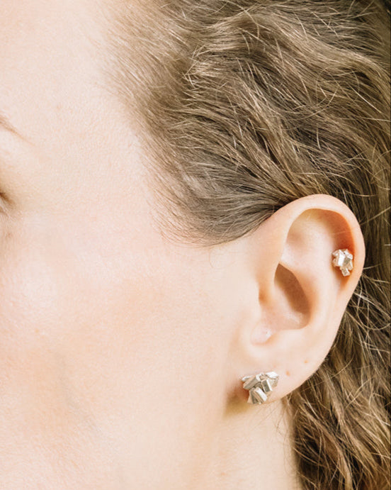 Sugar Crystal Studs |Stories of Silver