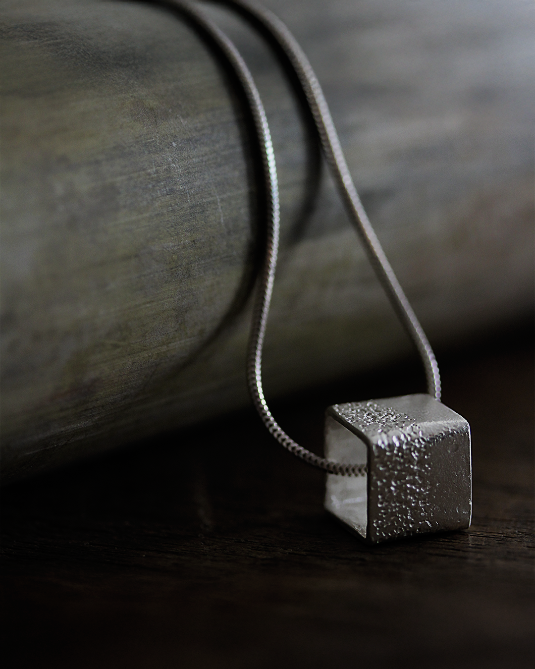 Cube Necklace | Stories of Silver