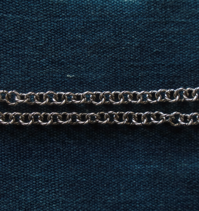 Karen Hill Tribe Silver Work , Bracelet handcrafted in Thailand by Taki . WAVE pattern.sold in Hong Kong