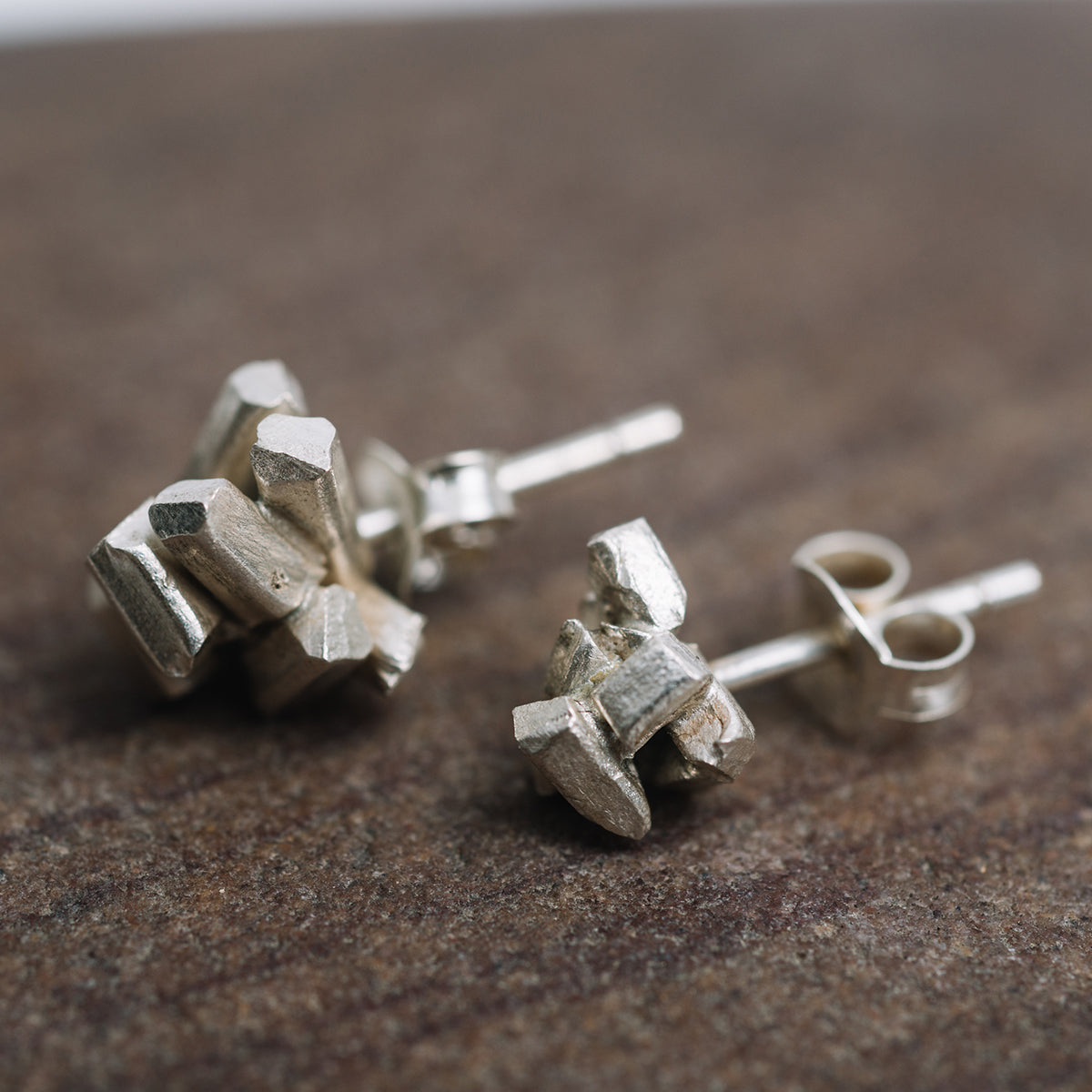 Sugar Crystal Studs ｜Stories of Silver