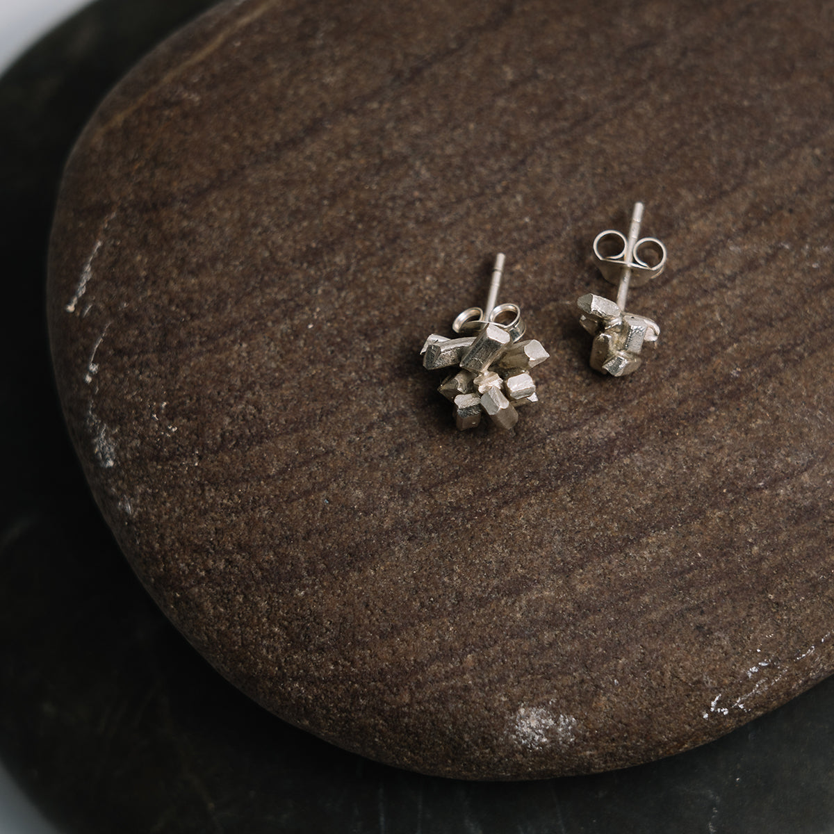 Sugar Crystal Studs ｜Stories of Silver