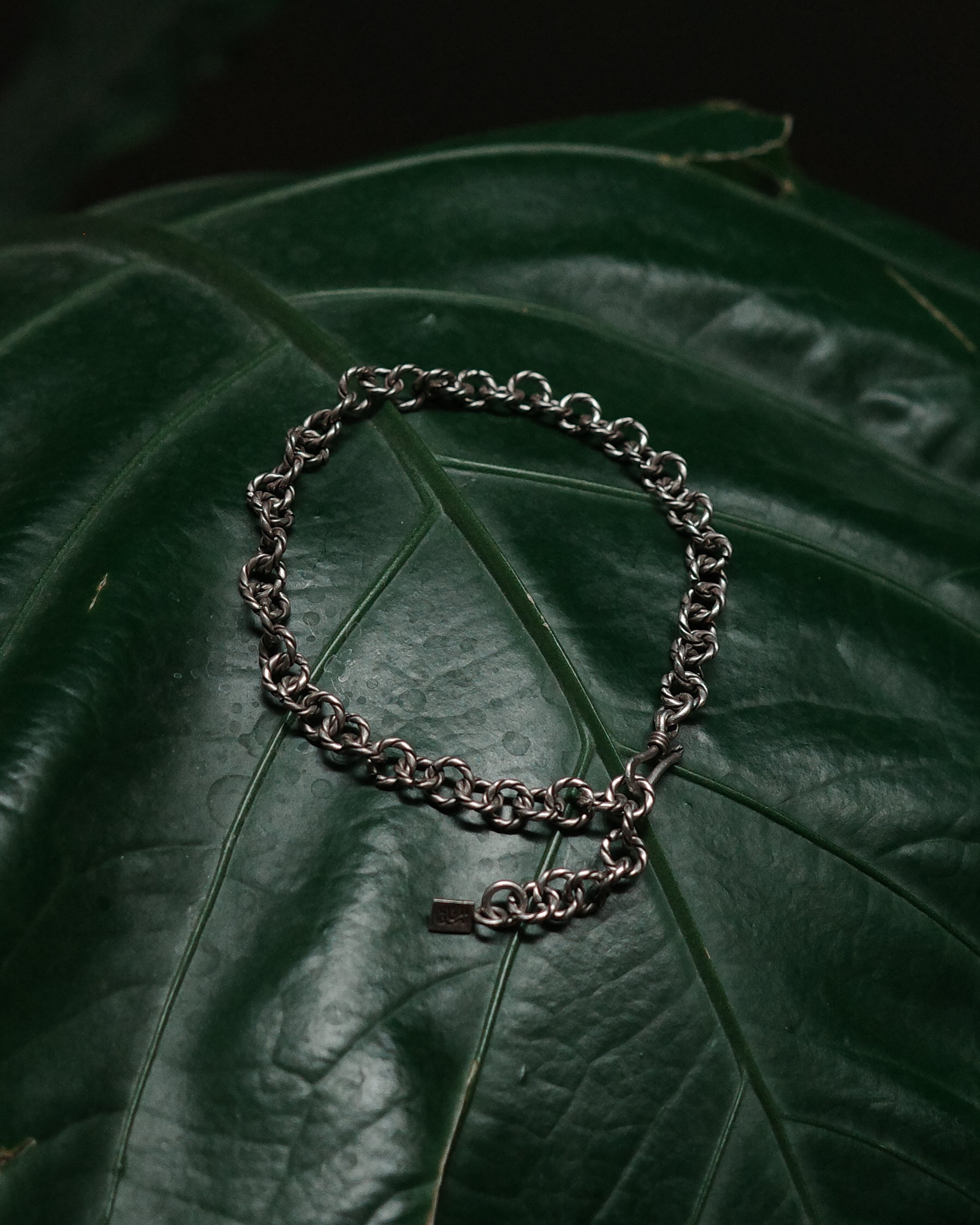 Karen Hill Tribe Silver Work , Bracelet handcrafted in Thailand by Taki . WAVE pattern. Sold in Hong Kong by certified.fingers.