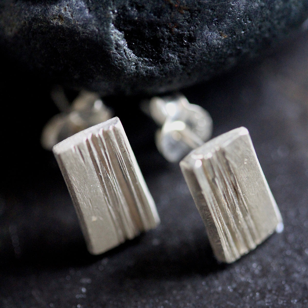 Wood Grain Studs | Stories of Silver